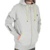 Matrix Black Edition Full Zip Hoody Marl Grey/Lime
