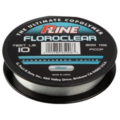 P-Line Floroclear Fluorocarbon Coated Fishing Line
