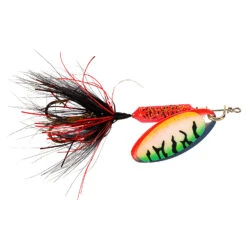 Worden's Original Rooster Tail Spinning Lure - 1/8 Oz. Tinsel Nightmare Tiger