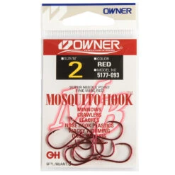 Owner Red Mosquito Hook