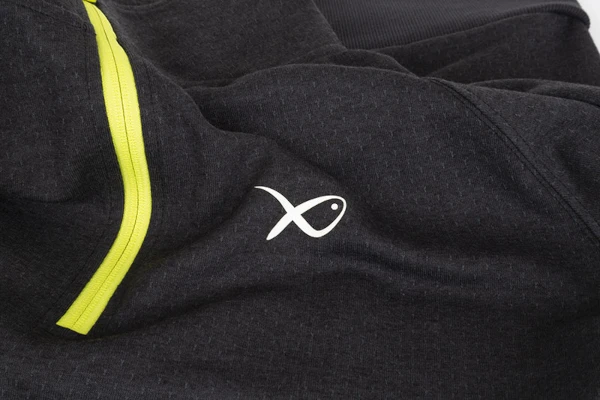 Matrix Minimal 1/4 Zip Sweater Black/Marl 3 Matrix Minimal 1/4 Zip Sweater Black/Marl - Image 3