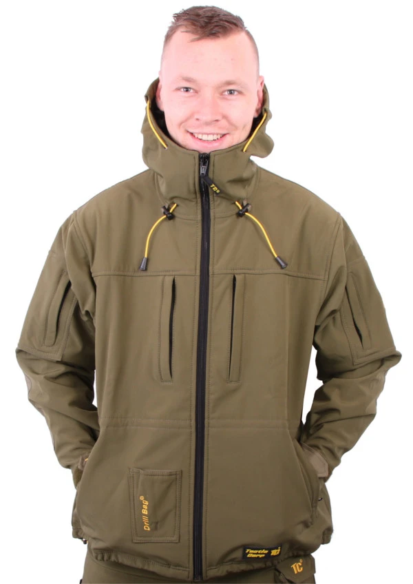 Tactic Carp Softshell Parka With Drill-bag 1 Tactic Carp Softshell Parka With Drill-bag