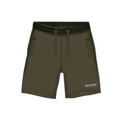 Sonik Green Fleece Shorts